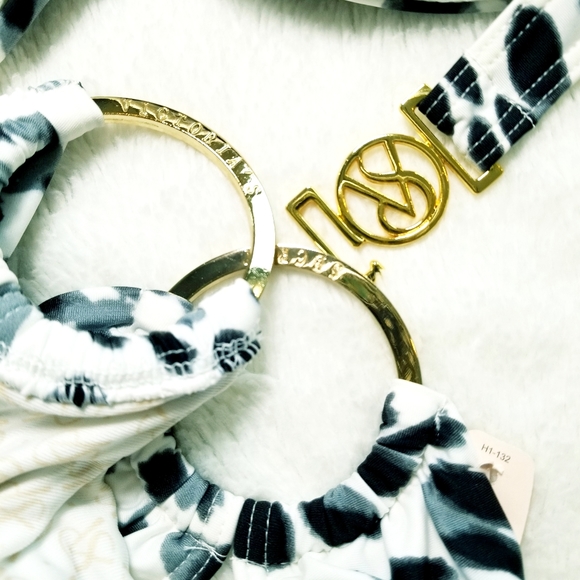 Victoria's Secret Vintage Low Rise Hipster Bandeau Top Two Piece Bikini Set NWT - Picture 10 of 16